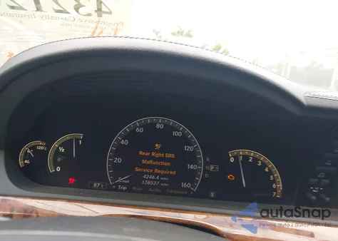 2008 Mercedes-Benz S 550 4Matic z USA, uszkodzony, nr VIN WDDNG86X58A166076